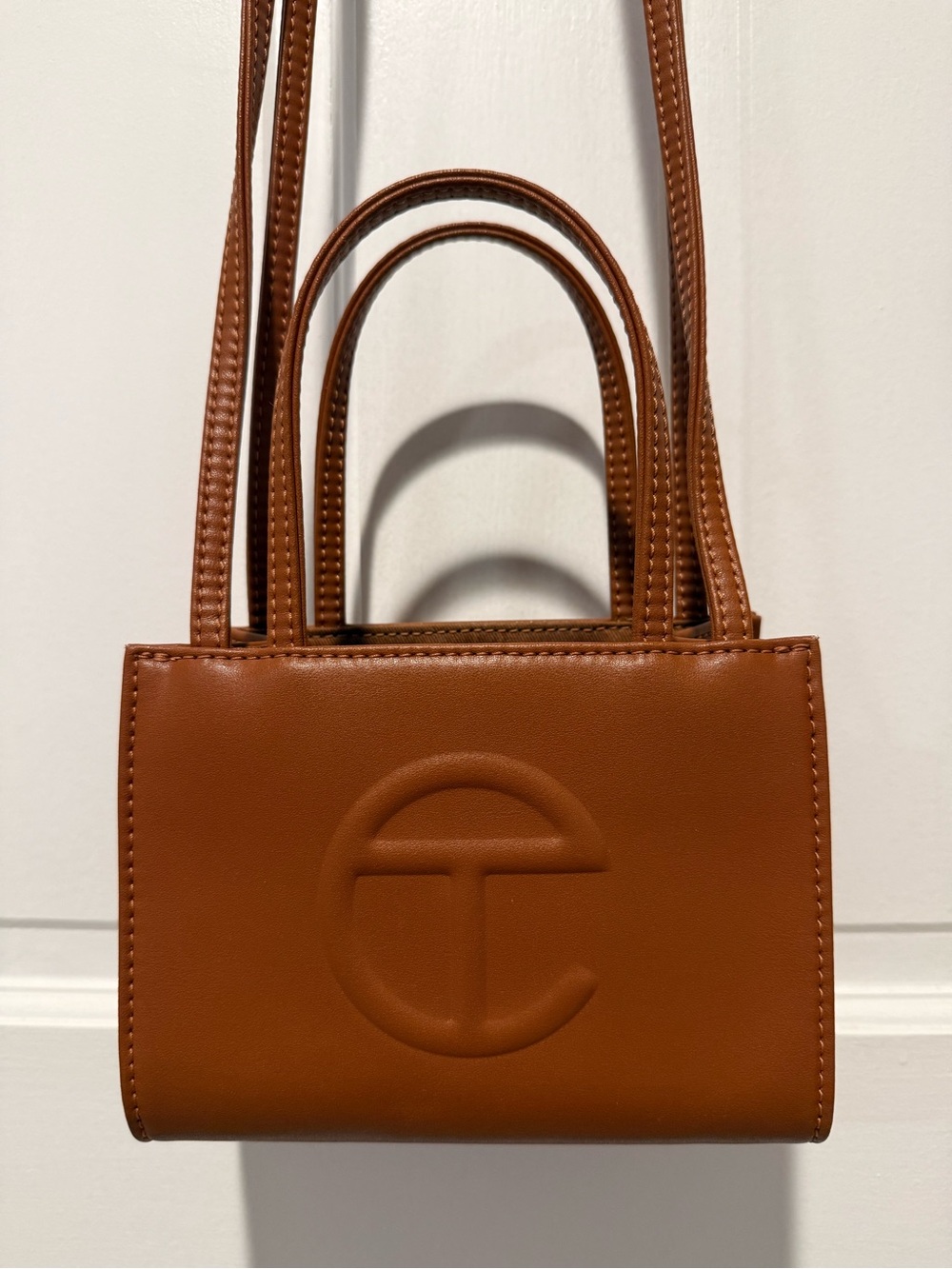 Telfar Small Shopping Bag Tan GUC